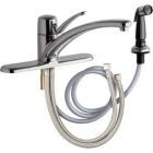 Single Lever Dual Supply Mixing Sink Faucet W/ Side Spray