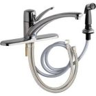 Single Lever Dual Supply Mixing Sink Faucet W/ Side Spray