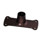 Jumbo Rectangular Die Cast Flanges, Pair, Oil Rubbed Bronze
