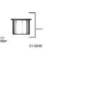 Eljer Plastic Sleeve Replacement for Eljer 490-6431