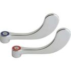 CHICAGO FAUCETS, 317-PRJKCP, 4" WRIST BLADE 16 POINT TAPERED BROACH HANDLE, CHROME PLATED 