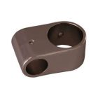 Double Eye Loop Fitting, Polished Nickel