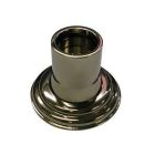 Decorative Flange, 1", Pair, Polished Nickel