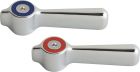 CHICAGO FAUCETS, 369-PRJKCP, 2-3/8" PAIR OF HOT/COLD LEVER HANDLES, CHROME 