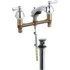 Concealed Dual Supply Sink Faucet W/ Pop-Up Waste