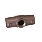 Ceiling Tee for 4150 Rod, Brushed Nickel