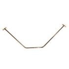 Neo Angle Shower Rod, 30x24x30",  Polished Brass