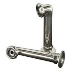 Elbows for Deck Mounting, 6", Pair, Polished Nickel