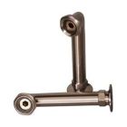 Elbows for Deck Mounting, 6", Pair, Brushed Nickel