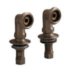 Elbows for Deck Mounting, 2"Pair, Brushed Nickel