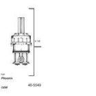 KISSLER, 46-5549, NIBCO (85549, N1300-5-0, PF187001) SINGLE LEVER CARTRIDGE