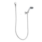 Chrome handheld shower