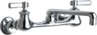 CHICAGO FAUCETS, 540-LDABCP, 540 SERIES WALL MOUNTED MANUAL SINK FAUCET, CHROME