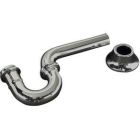 Tubular P Trap, 1 1/4", Polished Chrome