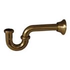 Tubular P Trap, 1 1/4", Polished Brass