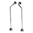 Offset Bath Supplies, 1/2"OD, Polished Chrome