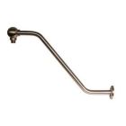 17-1/2" Victorian Shower Arm, With Flange, Brushed Nickel