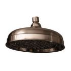 8" Euro Showerhead, 90 Brass & Rubber Nozzles, Brushed Nickel