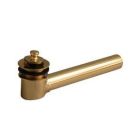 Tub Shoe Drain, Polished Brass