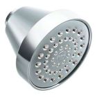 Chrome one-function 3-5/8" diameter spray head standard showerhead