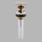 Delta Faucet Square Push Pop-Up With Overflow
