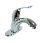 Dominion Lavatory Faucet with Pop Up Satin Nickel