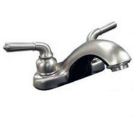 Dominion Lavatory Faucet with Pop Up Satin Nickel