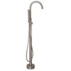 Dolan Freestanding Gooseneck Filler, Brushed Nickel