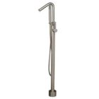 Hunlen Freestanding Gooseneck Filler, Brushed Nickel
