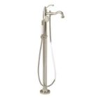 Lamar Freestanding Tub Filler, Polished Nickel