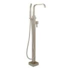Midori Freestanding Tub Filler, Brushed Nickel