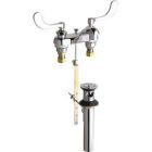 Dual Supply Sink Faucet W/ Pop-Up Waste