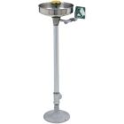 Floor Mounted Eye/Face Wash W/ Push Paddle Handle