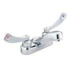 Chrome two-handle lavatory faucet