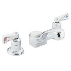 Chrome two-handle lavatory faucet