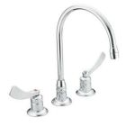 Chrome two-handle lavatory faucet