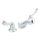Chrome two-handle lavatory faucet