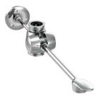 Chrome 1 1/2" bedpan washer diverter kit