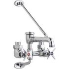 Exposed Dual Supply Service Sink Faucet W/ Supplies From Above