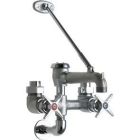Exposed Dual Supply Service Sink Faucet W/ Supplies From Above