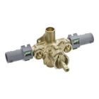 1/2" CPVC connection with integral stops