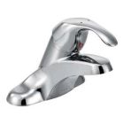 Chrome one-handle lavatory faucet