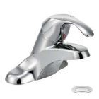 Chrome one-handle lavatory faucet