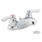 Chrome two-handle lavatory faucet