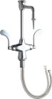 CHICAGO FAUCETS, 930-317XKCP, SINGLE-HOLE, DECK-MOUNTED MANUAL LABORATORY FAUCET, CHROME