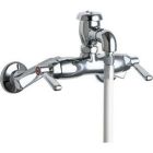 Dual Supply Sink Faucet W/ Vinyl Hose 