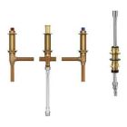 Roman tub with diverter adjustable 1/2" CC connection