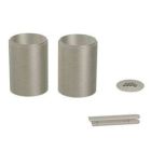 Brushed nickel extension kits