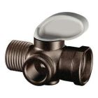 Oil rubbed bronze shower arm diverter