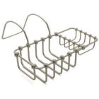Bath Supply Basket for Tub Rim-Brushed Nickel